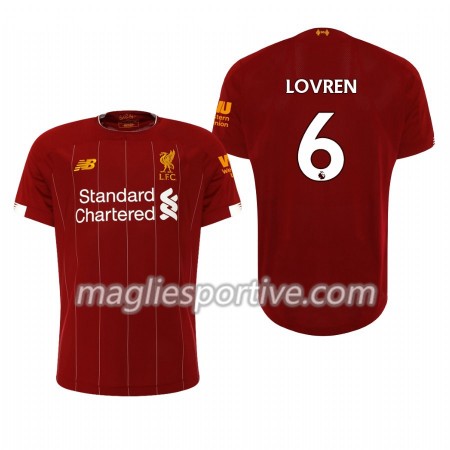 Completo Calcio Liverpool Dejan Lovren 6 Divisa Prima 2019/2020
